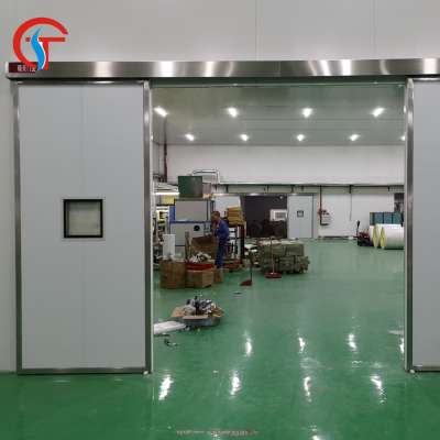 Button/Radar Durable Sliding Door Warehouse Entrance Doors