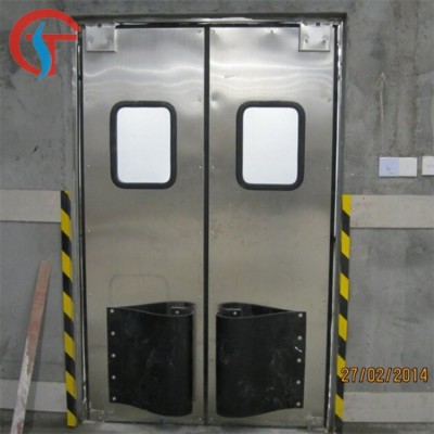 Shuotian Self-Closing Stainless Steel Industrial Swing Doors,Industrial Traffic Door